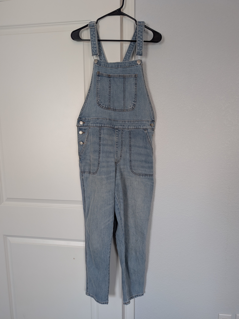 Denim Overalls - Light Blue